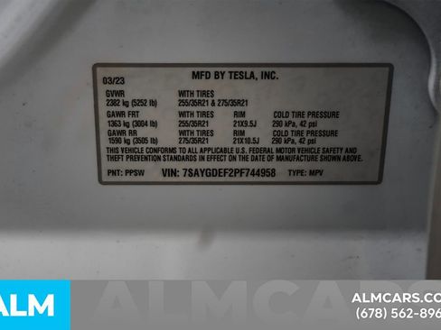 Used 2023 Tesla Model Y Performance AWD/4WD image 57