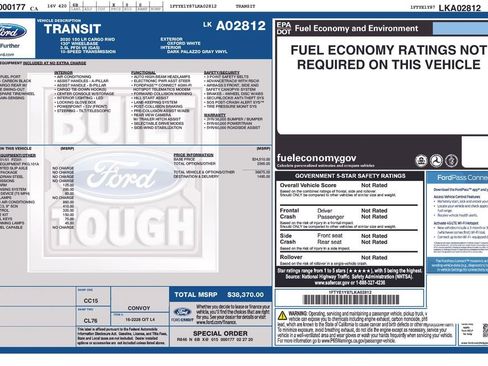 Used 2020 Ford Transit 150 Low Roof image 5