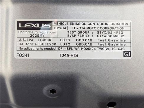 Certified 2025 Lexus TX 350 FWD image 28