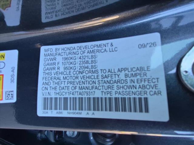 New 2026 Honda Accord SE image 17