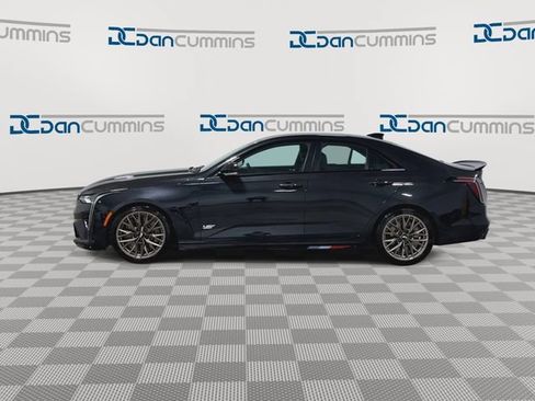Used 2024 Cadillac CT4 V Blackwing w/ LPO, Red Accent Package RWD image 5
