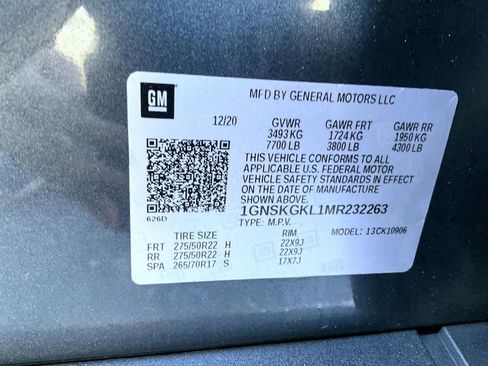 Used 2021 Chevrolet Suburban High Country AWD/4WD image 28