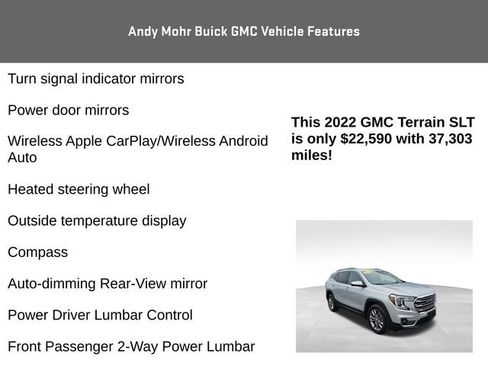 Used 2022 GMC Terrain SLT image 12