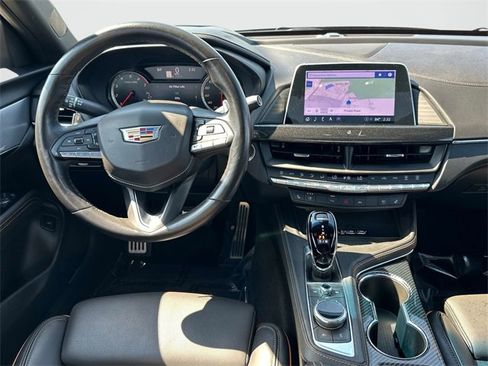 Certified 2023 Cadillac CT4 V w/ LPO, ONYX Package image 2
