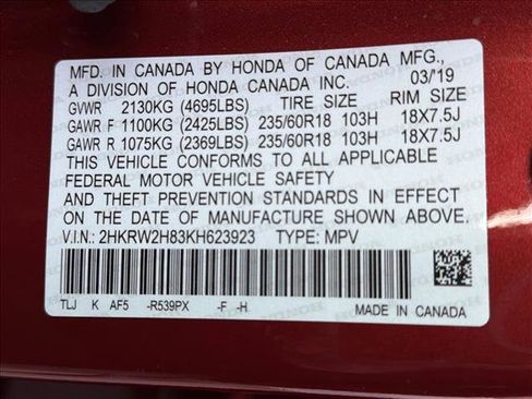 Used 2019 Honda CR-V EX-L image 28