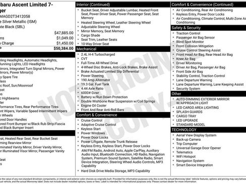 New 2026 Subaru Ascent Limited AWD/4WD image 7