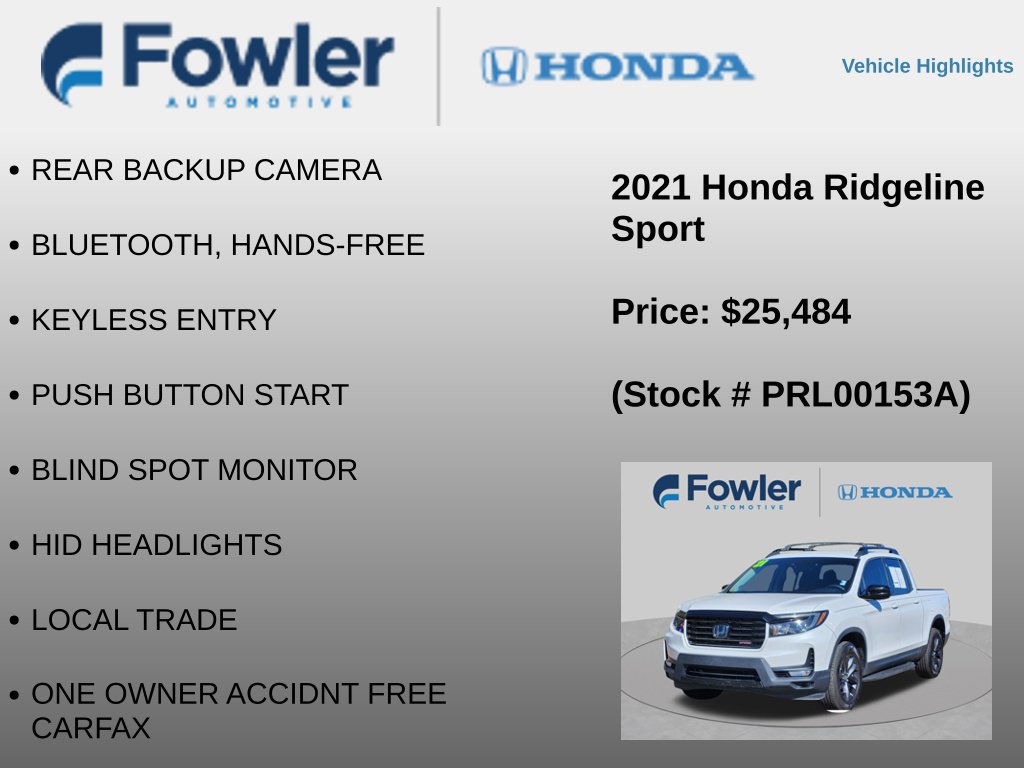 Used 2021 Honda Ridgeline Sport image 4