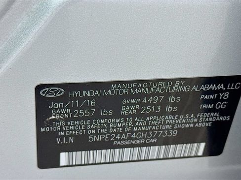 Used 2016 Hyundai Sonata SE FWD image 37