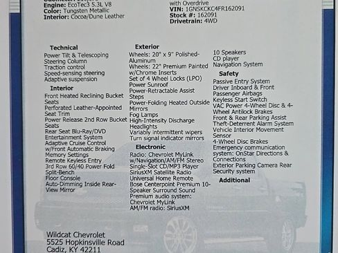 Used 2015 Chevrolet Tahoe LTZ image 32