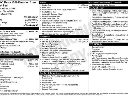 Used 2024 GMC Sierra 1500 Elevation w/ Preferred Package AWD/4WD image 2