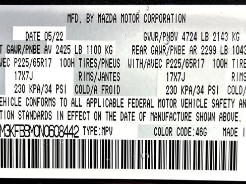 Used 2022 MAZDA CX-5 AWD 2.5 S w/ Select Package image 23