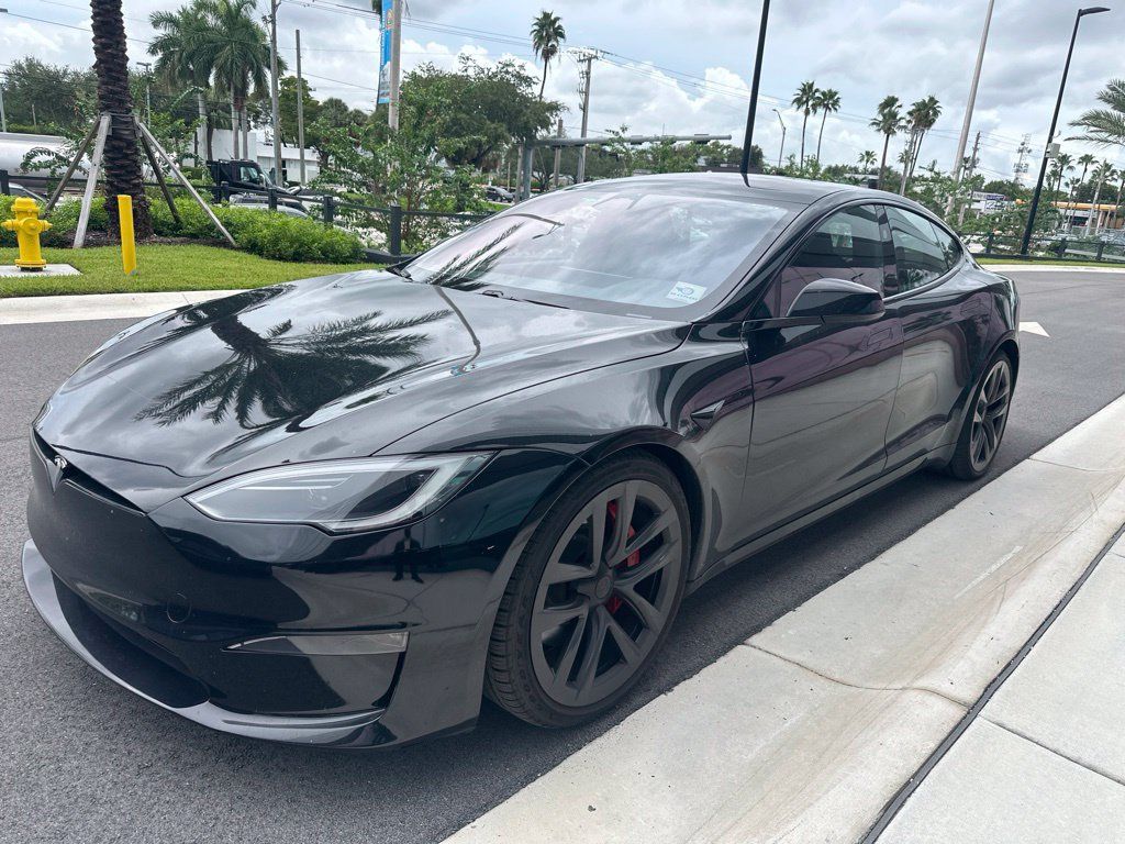 Used 2023 Tesla Model S Plaid AWD/4WD image 1