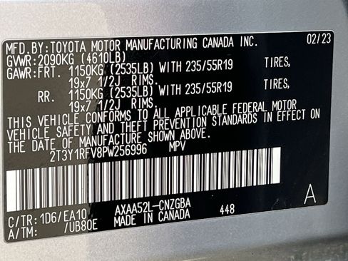 Used 2023 Toyota RAV4 Limited FWD image 30