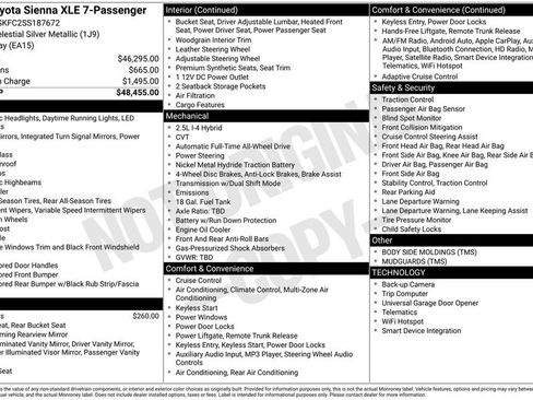 Used 2025 Toyota Sienna XLE image 34