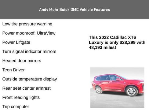 Used 2022 Cadillac XT6 Luxury FWD image 14