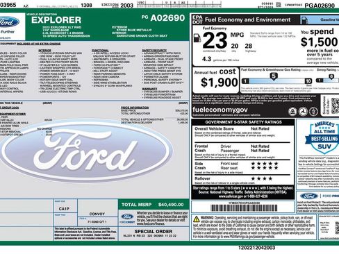 Used 2023 Ford Explorer XLT RWD image 27