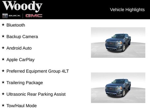 Used 2019 GMC Canyon SLT w/ Trailering Package AWD/4WD image 3