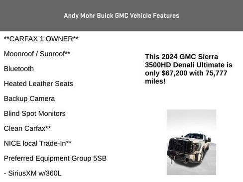Used 2024 GMC Sierra 3500 Denali Ultimate image 4