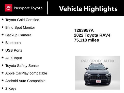 Certified 2022 Toyota RAV4 XLE image 14