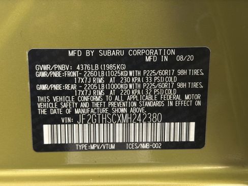 Used 2021 Subaru Crosstrek 2.5i Sport w/ Moonroof Package image 28