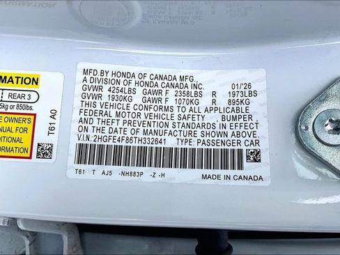 Used 2026 Honda Civic Sport Touring image 31