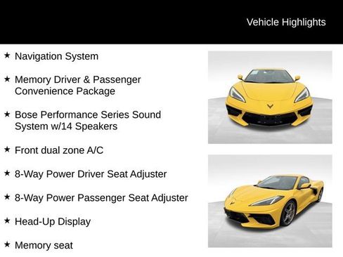 Certified 2025 Chevrolet Corvette Stingray Preferred Cpe w/ Battery Protection Package image 14