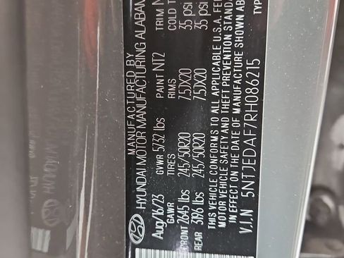 Certified 2024 Hyundai Santa Cruz Limited AWD/4WD image 32