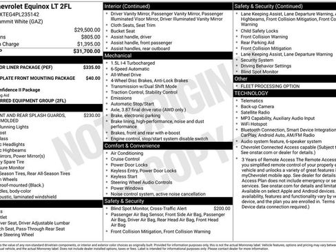 Used 2023 Chevrolet Equinox LT w/ LPO, Floor Liner Package AWD/4WD image 28