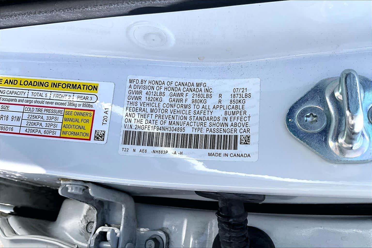 Used 2022 Honda Civic Touring image 36