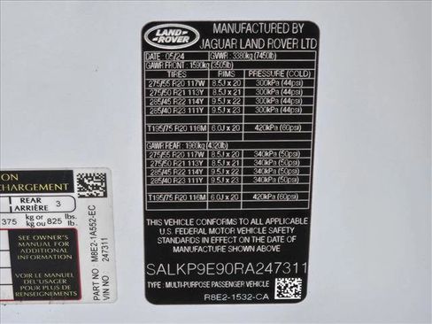 Used 2024 Land Rover Range Rover SE AWD/4WD image 26