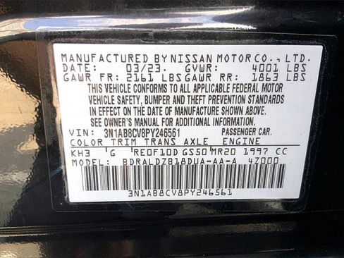 Certified 2023 Nissan Sentra SV image 32