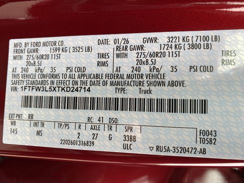 New 2026 Ford F150 XLT w/ XLT Chrome Appearance Package image 37