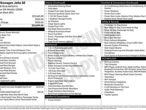 Used 2020 Volkswagen Jetta SE FWD image 4