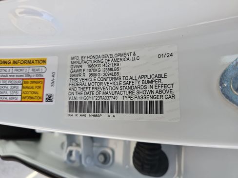 Used 2024 Honda Accord LX image 10