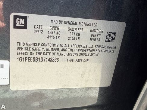 Used 2013 Chevrolet Cruze LT FWD image 16