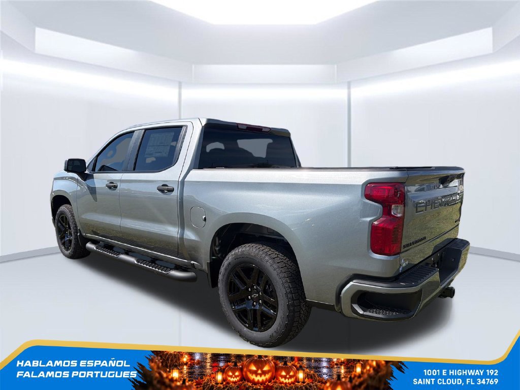 New 2026 Chevrolet Silverado 1500 Custom w/ Turbomax Blackout Package RWD image 3