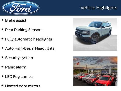 New 2025 Ford Bronco Sport Big Bend w/ Convenience Package AWD/4WD image 8