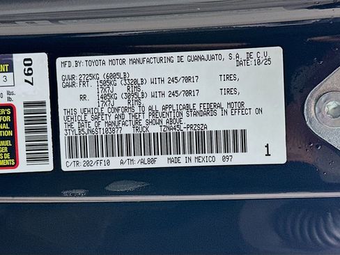 Certified 2025 Toyota Tacoma SR5 image 30