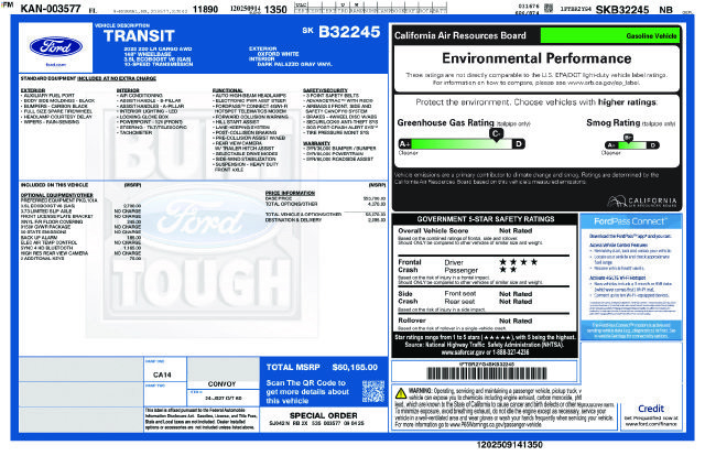Used 2025 Ford Transit 250 Low Roof AWD image 22
