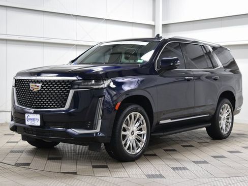 Used 2021 Cadillac Escalade Premium Luxury w/ Driver Assist Tech Package image 3