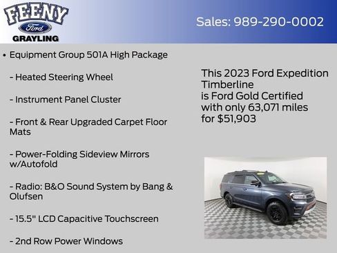 Certified 2023 Ford Expedition Timberline image 13