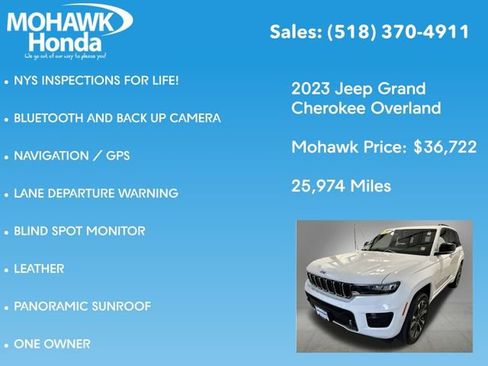 Used 2023 Jeep Grand Cherokee Overland AWD/4WD image 7