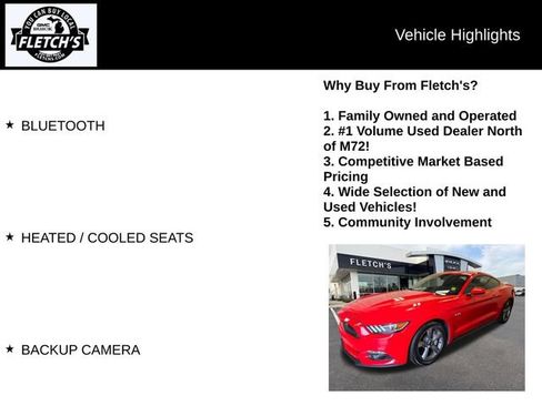 Used 2016 Ford Mustang GT Premium w/ Equipment Group 401A RWD image 2