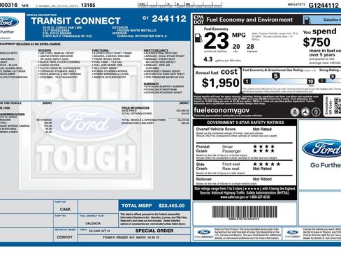 Used 2016 Ford Transit Connect XL FWD image 1