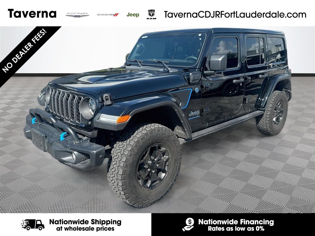 Used 2023 Jeep Wrangler Unlimited Rubicon 4xe AWD/4WD image 1