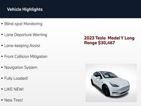 Used 2023 Tesla Model Y Long Range AWD/4WD image 4