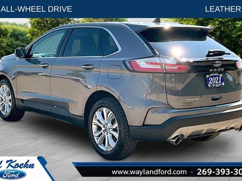 Used 2021 Ford Edge Titanium w/ Cargo Accessory Package FWD image 2