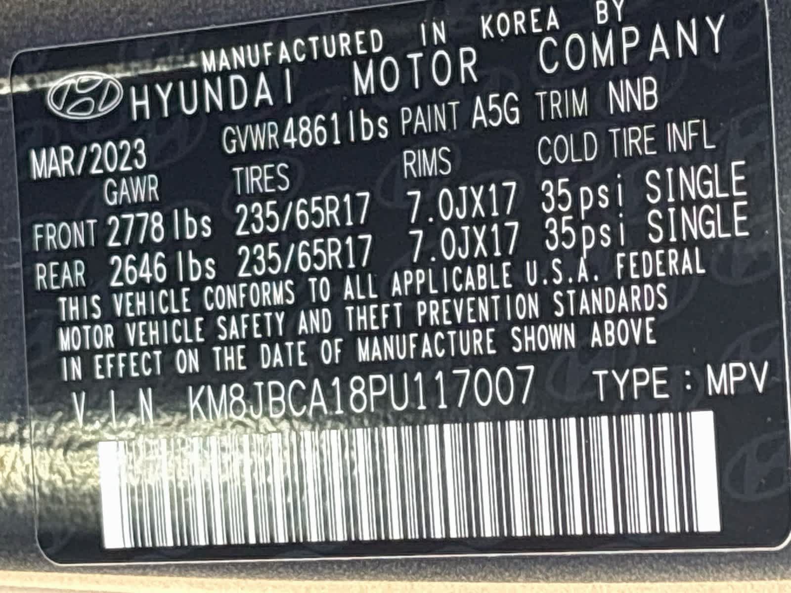 Used 2023 Hyundai Tucson Blue AWD/4WD image 29