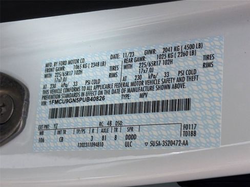 Used 2023 Ford Escape Active AWD/4WD image 31