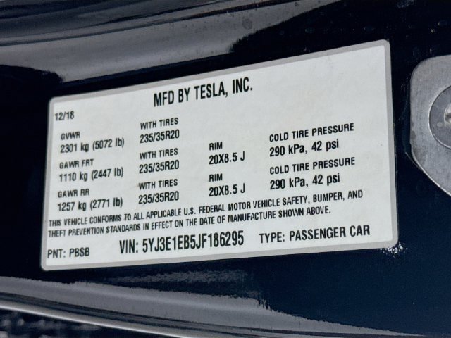 Used 2018 Tesla Model 3 Long Range AWD/4WD image 31